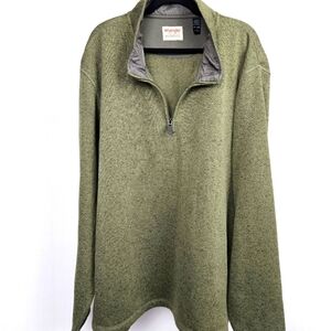 Men's Wrangler Authentics Long Sleeve Fleece Sweater Size 2XL.